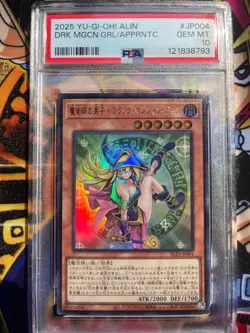 PSA 10 Yu‑Gi‑Oh #JP004 Dark Magician Girl The Magician’s Apprentice Ultra Rare - Image 1