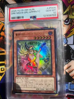 PSA 10 Yu‑Gi‑Oh #JP004 Dark Magician Girl The Magician’s Apprentice Ultra Rare - Image 2