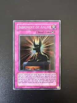 Yu-Gi-Oh! Judgement of Anubis DCR-EN105 Unlimited Edition Secret Rare NM/VLP - Image 1