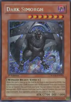 Lightly Played Dark Simorgh - SOVR-EN092 - Secret Rare - Unlimited Edition - YuG - Image 1