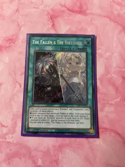 Yugioh: The Fallen & the Virtuous - Secret Rare - CH01-EN019 - Near Mint - Image 1