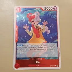 One Piece Uta (OP09-002/229) OP09 Emperors in the New World NM FOIL CCG - Image 1