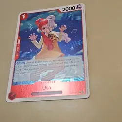 One Piece Uta (OP09-002/229) OP09 Emperors in the New World NM FOIL CCG - Image 2