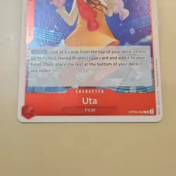 One Piece Uta (OP09-002/229) OP09 Emperors in the New World NM FOIL CCG - Image 4