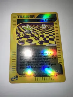 Pokemon TCG Card English Expedition Base Set Warp Point 152/165 Holo Reverse LP - Image 1