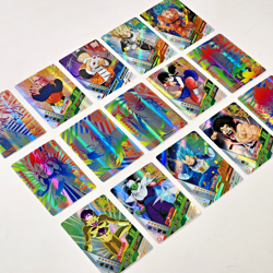 Dragon Ball Heroes CCG Lot: 15 Cards Legendary Rare SR SSR Rainbow Foil Mint - Image 3
