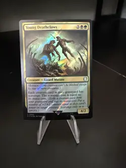 Young Deathclaws (Surge 653) FOIL Fallout NM Rare MAGIC GATHERING CARD - Image 1