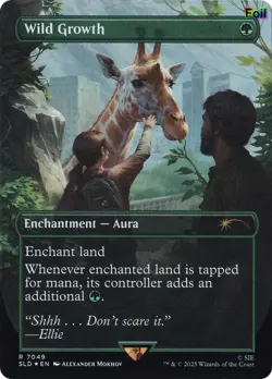 Wild Growth (Rainbow Foil) 7049 Secret Lair Drop Series NM EN - Image 1