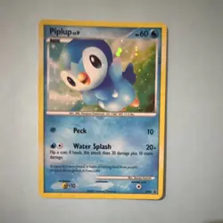 Pokemon TCG Piplup DP03 Diamond & Pearl Holo Promo Card 2007 - Image 1