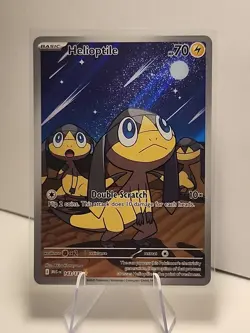 Helioptile 143/132 Me01: Mega Evolution Holo Pokemon TCG NM - Image 1