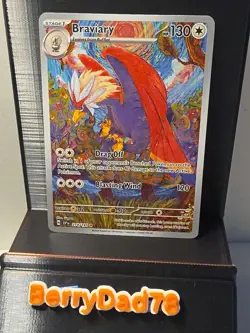Braviary 214/191 Surging Sparks Illustration Rare Pokemon TCG NM - Image 1