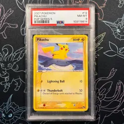 PSA 8 - 2007 Pokemon POP Series 5 Pikachu #12/17 - Image 1