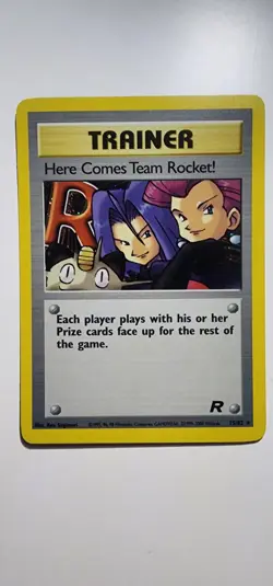 Pokemon TCG 1999 Here Comes Team Rocket! 15/82 Team Rocket Holo Vintage - Image 1