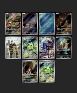10x ART RARES - SCARLET VIOLET FULL ARTS BUNDLE POKEMON JAPANESE (10) - NM #5 - Image 1