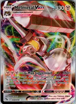 Melmetal VMAX Ultra Rare Pokemon GO 048/078 - Image 1