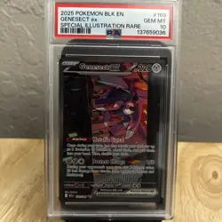 Genesect ex SIR 169/086 PSA 10 | Scarlet & Violet Black Bolt | Pokemon 2025 - Image 3