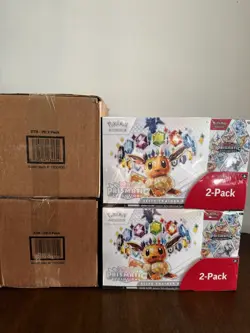 Pokemon Prismatic Evolutions ETB & Booster Bundle Costco 2-Pack (Lot of 2) - Image 1