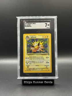 Pokemon TCG 1999 Jungle Jolteon Holographic SGC 7 - Image 1