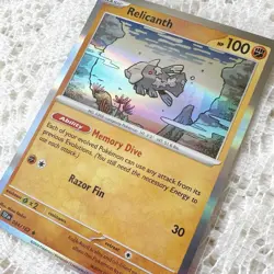 Relicanth Holo Rare Fighting 2024 Temporal Forces Pokemon TCG Card 084/162 - Image 2