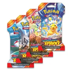Scarlet & Violet Surging Sparks Sleeved Booster Pack, Sealed! Pokemon TCG! - Image 1