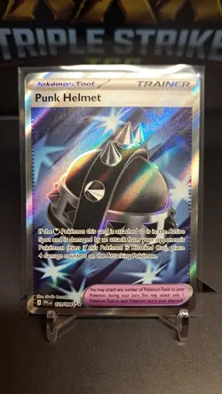 Punk Helmet 121/094 Ultra Rare Phantasmal Flames Pokemon LP - Image 2
