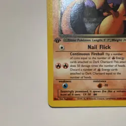 Pokemon Dark Charizard 4/82 Team Rocket 1st Edition Holo Rare 80 HP - Image 4