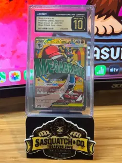 Pokemon TCG CGC Pristine 10 Mega Lucario ex 228/193 - Image 1