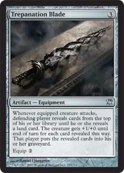 Trepanation Blade - Light Play MTG Innistrad - Image 1