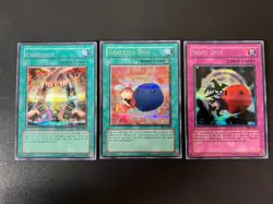 Exchange TSC-E001, Graceful Dice TSC-E002, Skull Dice TSC-E 003, Secret Rare NM - Image 1