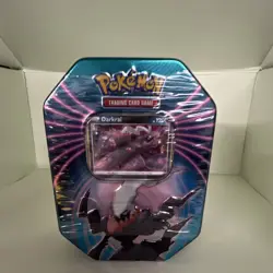 Pokemon Mighty Mysterious Tin Darkrai Pokemon Trading Card Game - Image 1