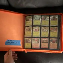 Pokemon TCG Vault X Orange Binder Card Lot Charizard Eevee Quaquaval Japanese - Image 2