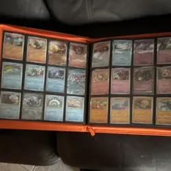 Pokemon TCG Vault X Orange Binder Card Lot Charizard Eevee Quaquaval Japanese - Image 3