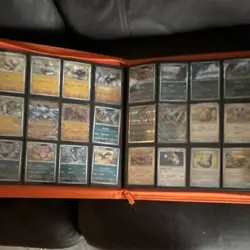 Pokemon TCG Vault X Orange Binder Card Lot Charizard Eevee Quaquaval Japanese - Image 4