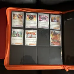 Pokemon TCG Vault X Orange Binder Card Lot Charizard Eevee Quaquaval Japanese - Image 5