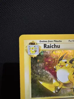 Pokemon TCG Raichu 14/102 Base Set Unlimited 1999 Holo Rare NM - Image 4