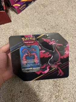 Pokemon TCG - Crown Zenith Tin (Galarian Moltres) - Factory Sealed - Image 1
