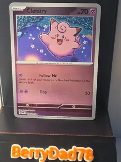 Clefairy 030/088 Perfect Order Reverse Holo Pokemon TCG NM - Image 1