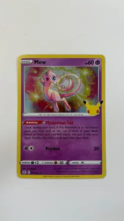 Pokemon Celebrations Mew Holo 011/025 Pokemon TCG - Image 1