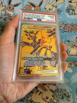 Pokemon Pikachu & Zekrom GX Premium Coll. Full Art Promo SM248 PSA 9 Mint - Image 5