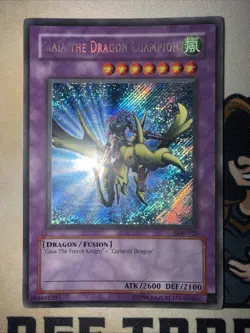 Gaia The Dragon Champion - LOB-125 - Secret Rare - Unlimited - Yugioh LP - Image 2