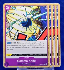 4x Gamma Knife OP05-077 C [Playset] | PRB -The Best- Vol. 2 | One Piece TCG - Image 1