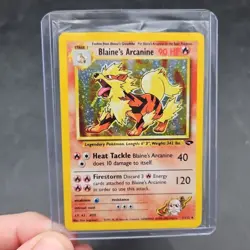 Pokemon TCG Blaine's Arcanine Gym Challenge 1/132 Holo Vintage Pokemon Card - Image 1
