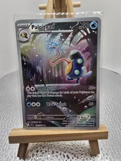 Pokemon TCG Palpitoad Illustration Rare Black Bolt English 104/086 NM - Image 1