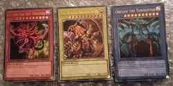 Yugioh Obelisk, Slifer, Ra Limited LC01 25th Anniversary Ultra Rare Bundle NM - Image 1