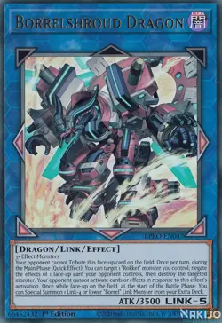 YuGiOh - Borrelshroud Dragon - BPRO-EN047 - Ultra Rare - 1st Edition - Image 1