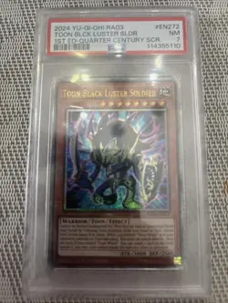 Yuguioh TCG: Toon Black Luster Soldier RA03-EN272 *PSA 8* - Image 1