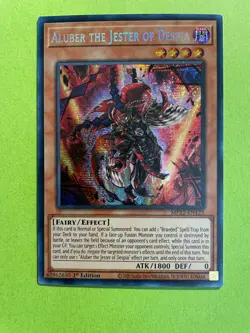 Yugioh Aluber the Jester of Despia MP22 EN123 Secret Rare 1st ED - Image 1