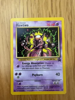 Pokemon TCG Mewtwo #14 Wizards of the Coast Black Star Promo Card - Image 1