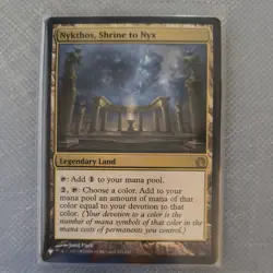 Nykthos, Shrine to Nyx - The List Reprint - Theros Art - NM Magic MTG - Image 1