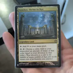 Nykthos, Shrine to Nyx - The List Reprint - Theros Art - NM Magic MTG - Image 2